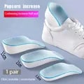 Unisex Arch Support Insoles with Elastic Lift Design for Height Increase - 1.5/2.5/3.5 cm - Comfortable Cushioning and Support for Men and Women - Versatile for Sneakers, Boots, and Dress Shoes - Durable Materials for Long-Lasting Comfort and Height Enhancement