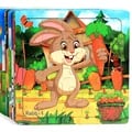 Montessori 3D Wooden Animal and Vehicle Puzzle Set for Ages 1-3 - Eco-Friendly Educational Toy with Large Pieces - Cognitive Development and Problem-Solving - Safe and Non-Toxic - Great Gift for Toddlers and Babies