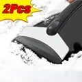 2Pcs Multifunction Car Snow Shovel Winter Windshield Defrosting Ice Scraper Tool - Durable Plastic & Stainless Steel Construction - Ergonomic Handle for Comfortable Grip - Compact & Portable Design - Easy to Use for Efficient Snow & Ice Removal - Versatile Winter Driving Accessory