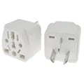 Universal Travel Adapter with IEC Type I Plug for Australia, China, New Zealand - High Power Output 10A/250V - Compact & Portable - Durable Construction - US EU UK Swiss Italy Japan Compatible