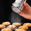 Stainless Steel Mesh Tube Spice Shaker Duster with Twist-Off Lid - Rust-Resistant Seasoning Dispenser for Salt, Sugar, Pepper, and More - Compact and Portable Kitchen Accessory with Elegant Silver Finish