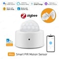 Smart Zigbee 3.0 PIR Motion Sensor with Human Body Infrared Detection and Security Alarm Function for eWeLink Home Assistant - Easy Installation and Setup for Enhanced Home Security and Automation
