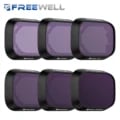 Freewell Professional Grade ND Filters for DJI Mini 3/Mini 3 Pro Drones - Complete Set of 6 Filters (ND4, ND8, ND16, ND32, ND64, ND1000) for Enhanced Aerial Photography - High-Quality Optical Glass, Multi-Layer Coating, Easy Installation, Cinematic Footage, Improved Contrast, Clarity, and Detail