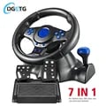 Realistic Racing Steering Wheel Vibration Controller for Switch, Xbox, PC, PS4 - Precision Control and Adjustable Sensitivity for Immersive Gaming Experience - Durable Construction for Long-Lasting Performance