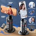 360 Rotation Gimbal Stabilizer with Face Tracking and Remote Shutter for Tiktok and Instagram - Professional Smartphone Video Stabilizer for Live Streaming and Selfie Videos - Compact and Portable Gimbal for Smooth and Stable Footage