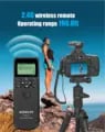 Wireless WTR-2 Camera Timer Shutter Release Timelapse Intervalometer Remote Control for Canon, Sony, Nikon - Enhanced Shooting Control, Wireless Convenience, Intuitive User Interface, Durable and Reliable