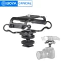 BOYA BY-C10 Microphone Shock Mount for Zoom H4n/H5/H6, Sony, Tascam DR-40/DR-05, Olympus - Reduce Handling Noise, Ensure Optimal Performance, Durable Construction, Easy Installation - Ideal for Audio Recording, Podcasting, Interviews - Minimize Unwanted Noise and Interference