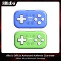 8Bitdo Micro Bluetooth Gamepad - Portable Mini Controller for Nintendo Switch, Android, iOS, Raspberry Pi - Multi-Platform Compatibility, Keyboard Mode, Responsive Controls, Long Battery Life - Pocket-Sized Gaming On-The-Go