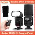 Godox TT520II Wireless Camera Flash Speedlite Thinklite - High-Quality Wireless Flash for Canon, Nikon, Pentax, Fujifilm, Olympus DSLR Cameras - Powerful Output, Flexible Lighting Control, User-Friendly Design, Durable and Reliable - Guide Number 33, Fast Recycling Time, Multiple Flash Modes