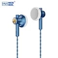 NICEHCK EB2S Pro Earphones - 15.4mm LCP Diaphragm Dynamic Driver, Flat-Head Design, Built-in Microphone, HIFI Wired Connection, Versatile Usage for Music Enthusiasts and Audiophiles, Hands-Free Calls, Noise Isolation - Black