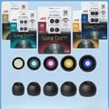JVC FX10 Eartips Spiral Dot Recessed Earbuds Spiral Dot++ Silicone Ear Tips for Bluetooth Headset - Clear Sound, Comfortable Fit, Durable, Easy to Install - Enhanced Sound Quality and Secure Connection for Immersive Listening Experience