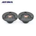 AIYIMA 2Pcs 2 Inch Tweeter Speaker Set - High-Quality Silk Dome Treble Driver, 40W Power Handling, 4 Ohm/6 Ohm Impedance, Easy Installation Mounting Hardware, Fever Audio Design for Car/Home Audio Upgrade - Versatile and Distortion-Free Sound Reproduction
