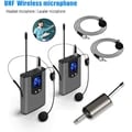 Professional Grade Portable Wireless Headset Microphone and Lavalier Mic System for Crystal Clear Audio in Teaching, Speeches, Interviews, Vlogs, and Live Recordings - Wireless Connectivity to iPhones, Android, and PCs - Easy Plug-and-Play Setup - Durable, Lightweight, and Versatile for Content Creators and Professionals