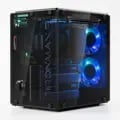 Pironman 5-MAX Dual NVMe M.2 SSD PCIe PC Case with Hailo-8l M.2 AI Accelerator, PWM Tower Cooler Fans, Compact and Durable Design - Easy Installation and Setup for Raspberry Pi 5 NAS RAID System