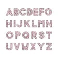 8mm Pink Rhinestone Slide Letters A-Z for Custom Bracelets, Pet Collars, Keychains - Sparkling DIY Jewelry Making Kit - Durable & Stylish Personalized Accessories - Great Gift Idea for Women who Love Crafting and Glamour