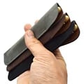Premium PU Leather Single Pen Capacity Pencil Case Holder - Compact, Portable, and Functional Stationery Storage - Ideal Gift for Students, Artists, and Professionals - Sleek Design, Durable Material, Easy to Clean - Protects Pen from Scratches and Damage
