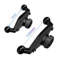 Enhanced Connectivity Dual Phone Car Holder Adapter with 360-Degree Rotation for Universal Compatibility and Improved Stability - Easy Installation Mounting Solution for Multitasking and Hands-Free Usage While Driving