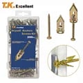 Premium Steel Self-Tapping Screws and Anchors Set for Drywall - 30/60/75/100 Pieces, Easy Installation, Secure Grip, Versatile Use for Gypsum, Plasterboard, Dowels - Durable and Long-Lasting - Ideal for DIY and Professional Projects - Conveniently Packaged