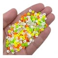 50-Piece Durable Convex Bead Round Flat Baffle Fishing Beads Set - Enhance Visibility, Easy to Use, Effective Blocking Beans - Versatile Accessories for Freshwater and Saltwater Fishing