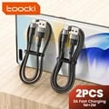 Toocki USB Type C Cable with 3A Fast Charging Technology for Realme, Xiaomi, Samsung, iPad, Poco - Durable Data Cord for Quick and Efficient Charging - Versatile Compatibility and Convenient Length Options - Sleek Design for Stylish Connectivity