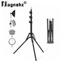 NAGNAHZ 78'' Photographic Lighting Tripod - Durable Aluminum Alloy Stand with Adjustable Height, Portable Foldable Design, Secure Camera Flash Mount Brackets - Compatible with Cameras, Flashes, and Accessories for Versatile Photography Settings