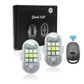 Wireless Remote Control LED Strobe Light for Vehicles and Drones - Bright Anti-Collision Warning Lamp with Multiple Flashing Modes, Easy Installation, and Weatherproof Design