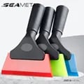 SEAMETAL Non-Scratch Soft Silicone Handy Squeegee - Multi-Functional Tool for Car Windows, Snow Removal, and Film Scraping - Soft Silicone Blade for Scratch-Free Cleaning - Ergonomic Design for Easy Handling - Compact and Portable for On-the-Go Use