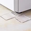 High-Quality Anti-Vibration Silicone Pads for Washing Machines and Home Appliances - Reduce Noise and Vibrations, Prevent Accidents, Durable Material, Multi-Functional Use, Easy to Clean, Portable and Convenient - Transparent Mats for Floors Protection and Stability