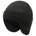Men's Winter Hat with Fleece Lining, Earflaps, and Adjustable Chin Strap - Stylish Ski Sports Knitted Beanie Cap for Cold Weather - Warm, Cozy, and Durable Outdoor Headwear for Men - Soft Breathable Fabric with Premium Material - Versatile and Functional Winter Accessory