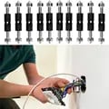 Adjustable Cassette Screws 10 Pcs Wall Switch Socket Cassette Repairer with Support Rod and Wrench - High-Quality Electrical Accessories for Easy Installation and Repair - Versatile Application for DIY Enthusiasts and Professionals - Durable and Reliable Solution for Electrical Projects