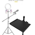 Adjustable Microphone Stand Soundcard Tray Clip Holder - Securely Hold Your Soundcard During Performances and Recording Sessions - Stable Platform, Durable Construction, Easy to Install - Compatible with Various Soundcard Sizes and Shapes
