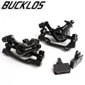 BUCKLOS Bicycle Disc Brake Caliper with 160mm Rotor for MTB - Premium Quality Aluminum Alloy Construction, Easy Installation and Adjustment, Smooth and Responsive Braking - Compatible with Most Mountain Bikes, Ideal for Cross-Country and Downhill Riding Adventures