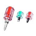 Professional 3-Piece Precision Screwdriver Set for Sewing Machine and Electronics Repair - Durable Ergonomic Design with Flat Head and Cross-Head Options - Compact Size for Tight Spaces - High-Quality Materials for Reliable Performance - Essential Hand Tools for DIY Enthusiasts and Professionals