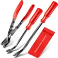 High-Quality 4Pcs Car Clip Pliers Set Fastener Removal Tool Kit Pry Tool Set for Car Door Panel Dashboard Trim Removal - Durable Nylon Material, Ergonomic Design, Easy to Use - Versatile Auto Trim Clip Pliers for Professional Auto Repair Shops and DIY Enthusiasts