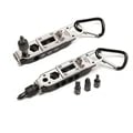Portable Mini Keychain Screwdriver with Durable Steel Construction and Multiple Interchangeable Heads - Compact EDC Tool for Outdoor Enthusiasts