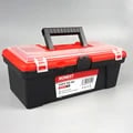 12-Inch Multifunctional Plastic ABS Tool Storage Box with Spacious Storage Capacity, Durable Construction, Portable Design, and Versatile Functionality for Automotive Maintenance, DIY Projects, Gardening, and Household Repairs - Securely Organize Your Tools on the Go!