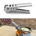 Durable Aluminium Clip Bowl Gripper Holder for Camping and Outdoor Cooking - Heat Resistant, Easy to Use, Multifunctional Kitchen Accessory - Compact and Portable Pot and Pan Clamp for Secure Handling and Transport, Anti-Hot Design for Safe Cooking Experience