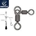 Premium Quality Brass Rolling Swivels 25pcs Fishing Line Connectors for Carp Fishing - Durable Corrosion Resistant Smooth Rotation Design - Versatile and Reliable Fishhooks Line Connectors for Bait Presentation and Hook Setting - High-Quality Brass Material for Long-Lasting Use in Various Fishing Conditions