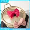 Versatile Kitchen Pot Clip Anti Scald Handle Cover - Multi-functional Oven Glove, Non-Slip Heat-Resistant Silicone, Creative Bow Shape Design - Convenient and Easy to Use - Perfect Gift for Cooking Enthusiasts