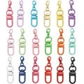Wholesale Colorful Alloy Lobster Clasp Hooks - Durable 14mm Snap Hooks for DIY Key Chains, Bags, and Pendants - Pack of 5/10 Pieces - Vibrant Options for Crafting Enthusiasts