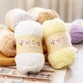 Premium Chenille Wool Yarn and Golden Velvet Thread Ball Set for Hand-Woven Crafts - 40g 148m 2mm Thickness - Luxurious DIY Material for Doll Pendants, Decorations, and Creations - Professional Quality with Silk Edelweiss - Endless Creativity for Beginners and Experts