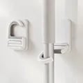 Space-Saving Wall Mount Broom Mop Clip Holder - Durable ABS Material, Easy Installation, Multi-Purpose Organizer, Secure Hold, Versatile Application - Ideal for Kitchen, Bathroom, Garage, and Laundry Room - Keep Cleaning Tools Tidy and Accessible - Modern and Stylish Design for Any Decor