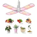 Fan Leaf Foldable Full Spectrum LED Grow Light 24/36/48W - Efficient Heat Dissipation, E27 Base, Energy Efficient Phytolamp Bulb for Indoor Plants, Flowers, Seedlings - Promotes Healthy Growth, Maximum Yield, Long Lifespan, Easy Installation in Homes, Greenhouses, Grow Tents
