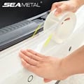SEAMETAL Transparent Sticker Car Door Edge Protector - High-Quality PVC Anti-Collision Strip for Universal Fit - Durable and Easy to Install Door Sill Protector for Scratch and Dent Prevention - Transparent Design for Seamless Integration with Vehicle Paint Color