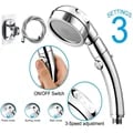 Detachable Handheld Shower Head with 3 Modes Setting, High Pressure Performance, Water Saving Feature - Ideal for Home and Hotel Use, Easy Maintenance and Versatile Design