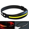 Rechargeable Multi-Functional COB Headlamp for Camping, Night Running, and Fishing - Adjustable Headband, Red & White Light Options, USB Charging - Durable, Weather-Resistant Outdoor Work Light with High-Quality Chip-on-Board LED Technology
