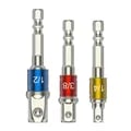 High-Quality 3PC Color Hexagon Screw Screwdriver Changeover Extension Square Head Socket Tool Set | Durable & Versatile | Easy-to-Use & Secure Grip | Compact Storage Case | Ideal for DIY, Professionals, Furniture Assembly & Electronic Repairs
