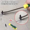 Durable Tungsten Steel Grout Remover Drill Bit with Replaceable Ceramic Tip for Efficient Floor and Wall Gap Cleaning - Handheld Cement Cleaning Tool for Precision Seam Cleaning in Tight Spaces - Versatile Tool for DIY and Professional Projects