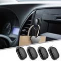 Durable Multi-Functional Mini Car Hook with Adhesive Backing for USB Cables, Keys, Headphones, and More - Space-Saving Interior Storage Solution for Cars, Homes, and Offices - Easy Installation, Versatile and Reliable Auto Accessory