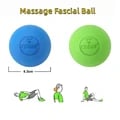 Rubber Fascia Massage Ball for Relaxation, Pain Relief, and Muscle Care - Portable Lacrosse Ball Design for Physiotherapy, Fitness, and Performance Enhancement